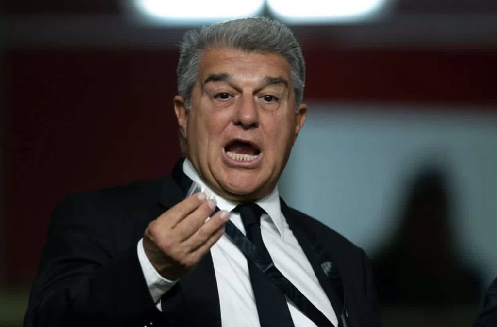 Laporta znowu straszy Realem. A sprawa negreiry dalej wisi nad barcą