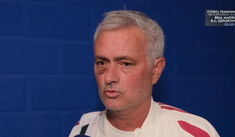 Mourinho Shows Up with a Black Eye After Training Ball Smashes His Glasses