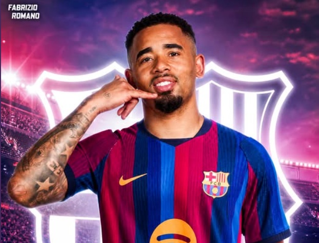 Gabriel Jesus arrives in Barcelona: “My knee is perfect”