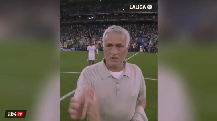 Mourinho’s referee exchange revealed by LaLiga RefCam