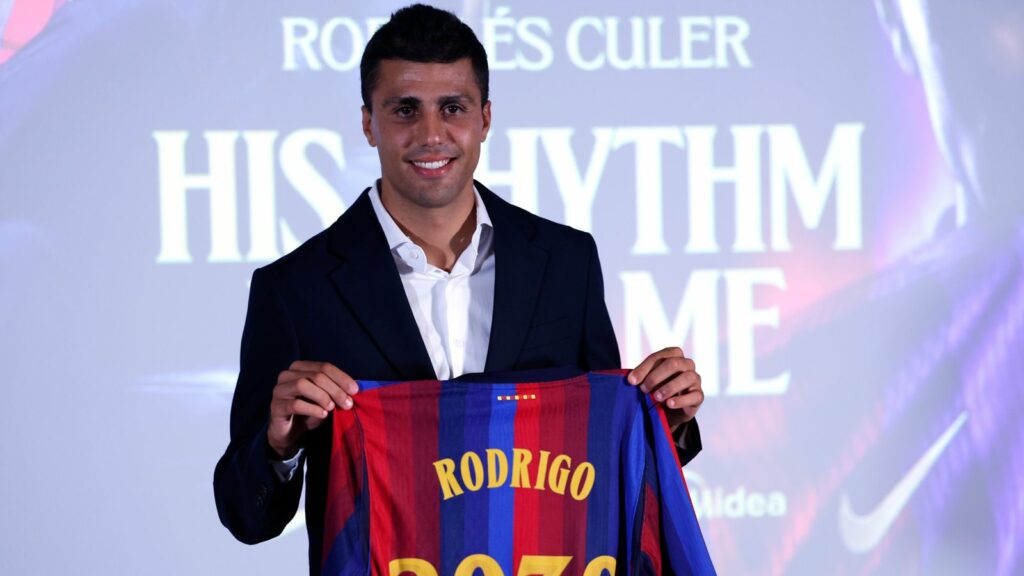 Rodri sang Barcelona’s anthem at a wedding. Two days later, he chose the club