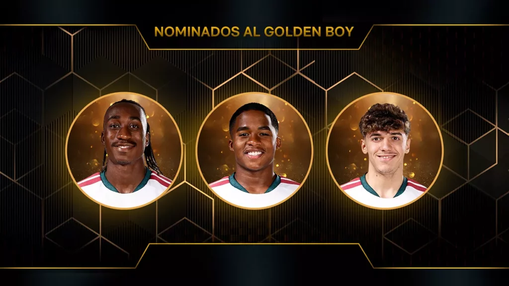 Three Real Madrid players in the Golden Boy race. One of them came through the academy
