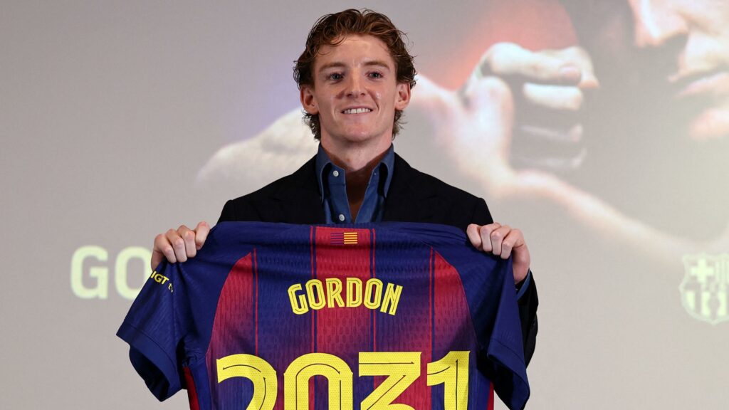 Gordon Joins the Group. the Presentation Is over, Now Comes the Football
