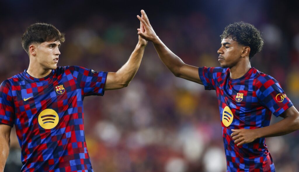 Barcelona have the youngest squad in La Liga with an average age of 24.4