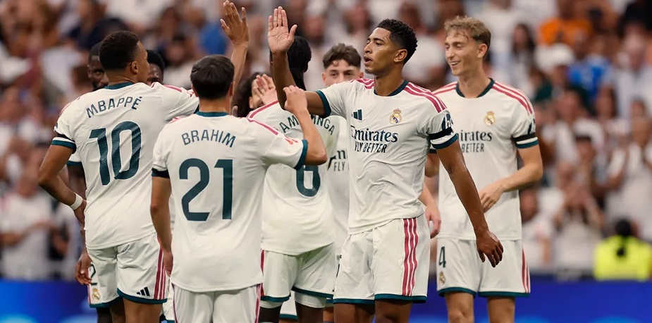 Real Madrid have scored ten goals in three games. Their best start in a decade