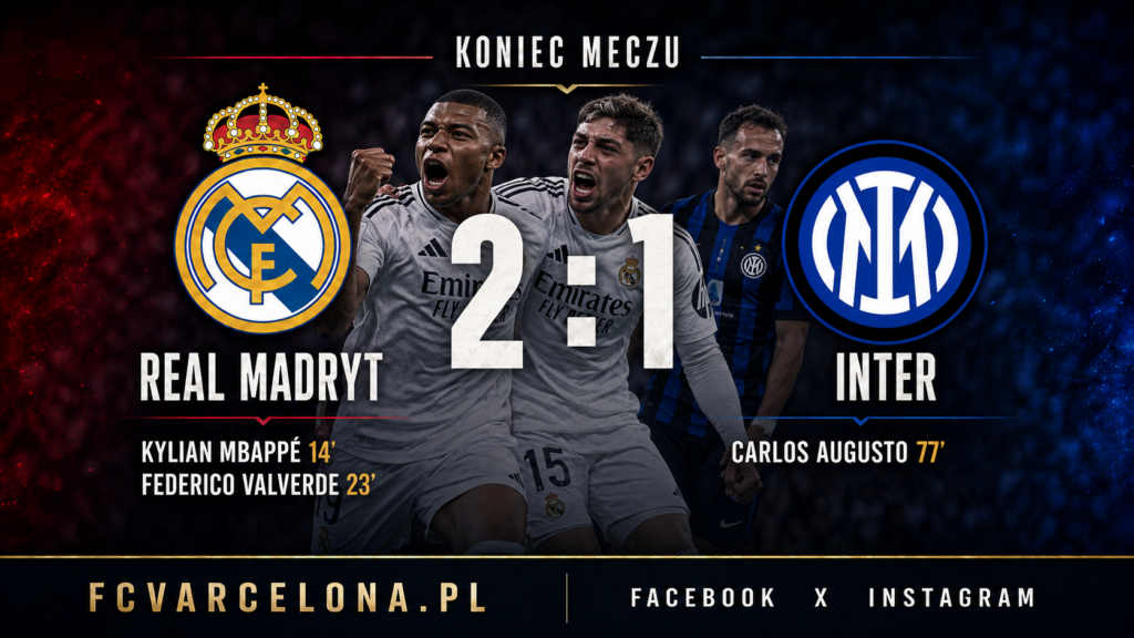 Real zaczął od zwycięstwa. Mbappé i Valverde ukarali Inter