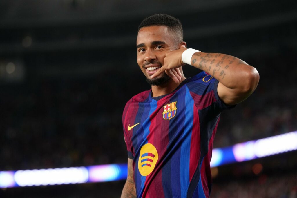 One Barcelona goal and Jesus is already alongside Rivaldo